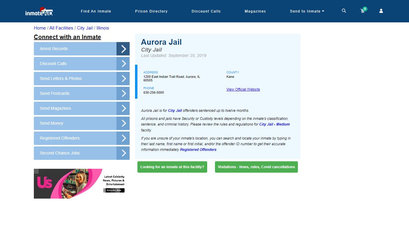 Aurora Jail | Inmate Locator